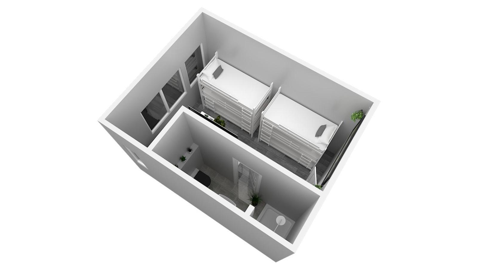 Hotel Ulm Zentrum - Komplettes Zimmer, Hochbett, Android Tv & Eigenem Bad - Perfekt Fuer Familien & Gruppen Стая снимка